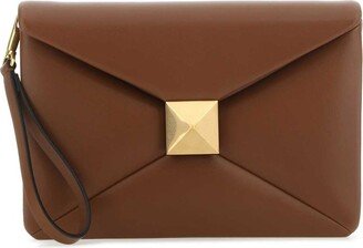 Garavani One Stuf Strapped Clutch Bag