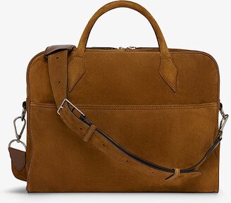 Mens Marrakech Closer Slim Suede Briefcase