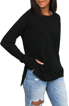 LOVE AND FIT Nursing Crewneck Sweater