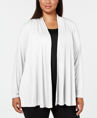 Plus Size Open-Front Cardigan, Created for Macy's