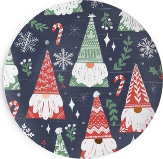 Salad Plates: Folk Gnomes Salad Plate, Multicolor