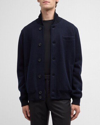 Men's Wool Bomber Jacket