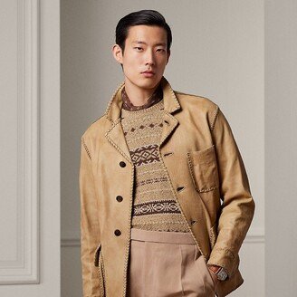 Ralph Lauren Coburn Burnished Leather Jacket