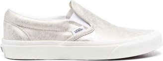 Slip-On metallic sneakers