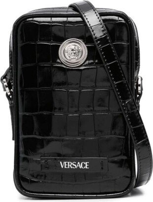 Black Medusa Biggie Cross Body Bag-AA