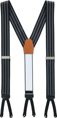 Astaire 38mm Grosgrain Stripe Ribbon Formal End Suspenders