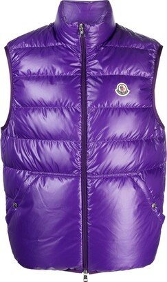 Aube zipped padded gilet