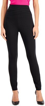 Petite Crossover-Waist Skinny Pants, Created for Macy's