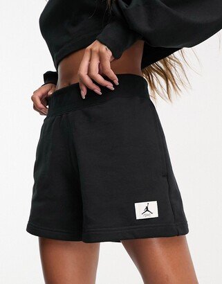 Jordan fleece shorts in black