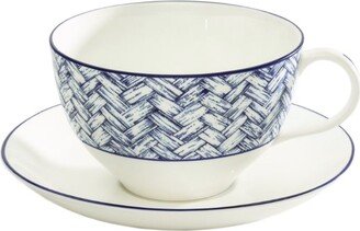 X Nina Campbell Serengeti Teacup And Saucer