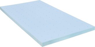 Emma+oliver 3 Inch Gel Infused Cool Touch Certipur-Us Certified Memory Foam Topper - Twin