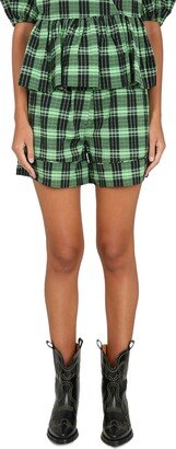 Bermuda Shorts With Check Pattern