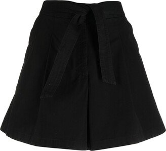 Camberra belted tailored shorts