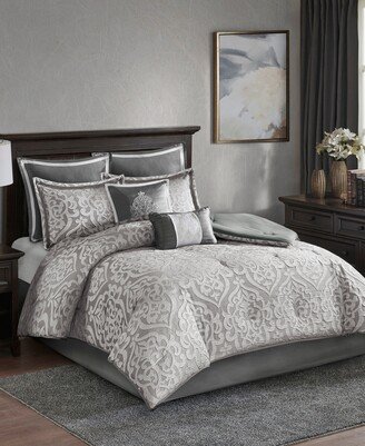 Odette Jacquard 8-Pc. Comforter Set, California King