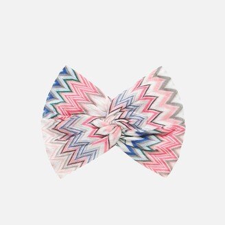 Woman Pink Chevron Hairband