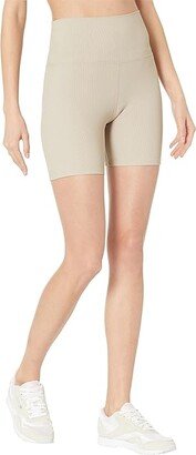 Bike Shorts (Taupe) Women's Clothing