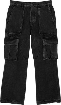 Wide-leg Cargo Jeans