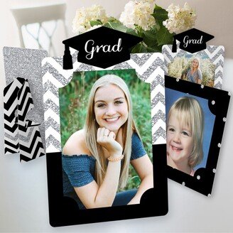 Big Dot Of Happiness Tassel Worth The Hassle Silver 4x6 Picture Display Paper Photo Frames 12 Ct