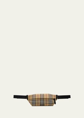 Men's Stevie Vintage Check Belt Bag-AA