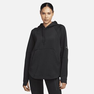 Women's Dri-FIT Prima Pullover Training Hoodie in Black