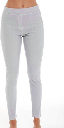 French Kyss Low Rise Jegging In Grayblue
