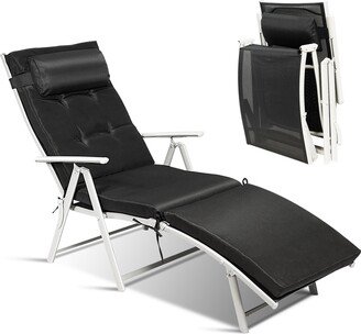 Outdoor Lightweight Folding Chaise Lounge Chair