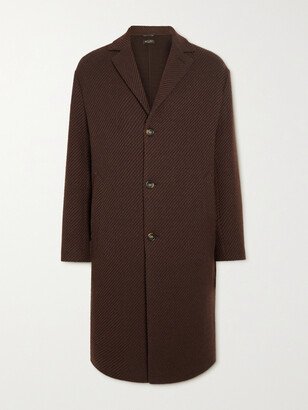 Navette Textured-Cashmere Coat