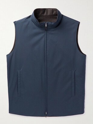 Reversible Shell and Wool and Cashmere-Blend Gilet