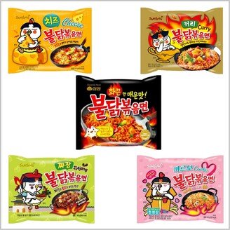 Korea Spicy Hot Chicken Flavor Ramen 5 Combination