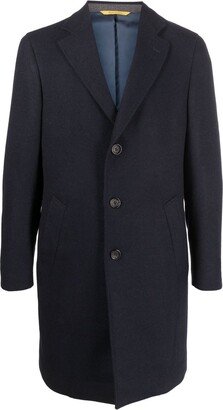 Single-Breasted Wool Overcoat