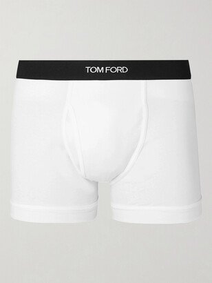 Stretch-Cotton Boxer Briefs-AO