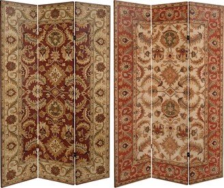 Handmade 6' Double Sided Magic Carpet Canvas Room Divider