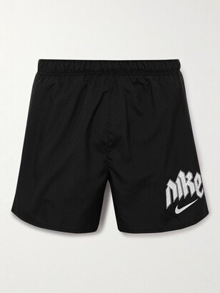 Nike Running Run Division Challenger Straight-Leg Printed Mesh-Panelled Dri-FIT Shorts