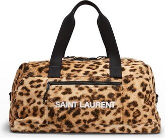 Men's Nuxx Leopard Logo Duffle Bag