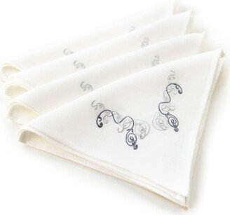 Irish Linen House Adrieanna Napkins Cream