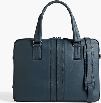 Textured-leather briefcase