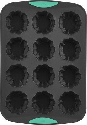 12ct Flower Cupcake Pan Mint