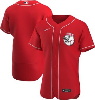 Men's Scarlet Cincinnati Reds Alternate Authentic Team Logo Jersey