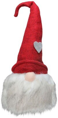 Northlight Gnome with Bendable Felt Hat with Heart Accent Christmas Decoration