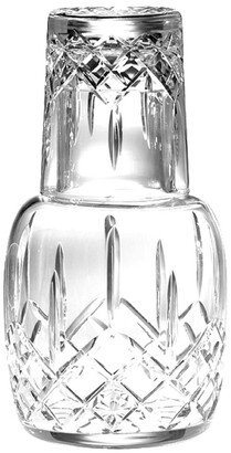 European Hand Cut Crystal 2 Pc Water Set Bedside Night Carafe