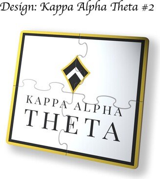 Kappa Alpha Theta Beverage Jigsaw Puzzle Coasters Square | Set Of 4