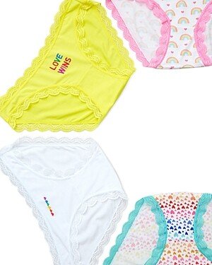 Rainbow Hearts Panty Box, Set of 4