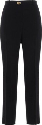 Lock Detailed Cropped Trousers