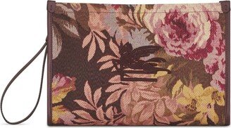 Large Floral-Print Beauty Case