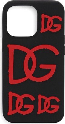 logo-print iPhone 13 Pro case-AB