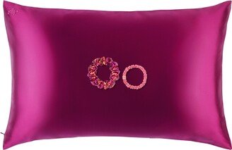 Blossom Nights Pillowcase & Scrunchies Set USD $108 Value