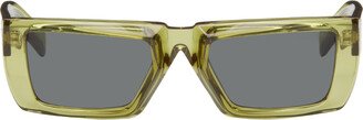 Prada Eyewear Green Runway Sunglasses