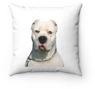 Dogo Argentino Pillow - Throw Custom Cover Gift Idea Room Decor