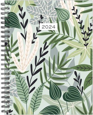 Willow Creek Press 2024 Monthly Planner 8.5x11 Softcover Green Goddess