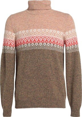 IRISH CRONE Turtleneck Light Brown